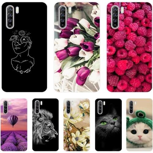 For Oppo Reno 3 Case Shockproof Soft silicone TPU Back Cover For Oppo Reno 3 Pro Phone Cases Reno3 Reno 3 Youth Case Cartoon