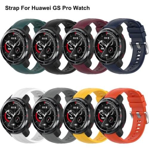 Silicone Strap For Honor Watch GS Pro Wristband Bracelet Replacement Band For Honor GS Pro Watch Accessories Correa