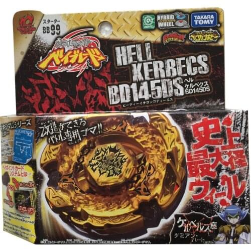Takara Tomy Japan Version BB99 Alloy Metal Spinning Kids Toys Hell Keybecs BD145DS Beyblade Burst Turbo Metal Fusion