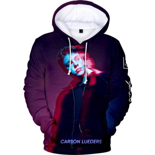 2021 Carson Lueders Hoodie 3DWomen Mens Harajuku Streetwear Fashion Long Sleeve Clothes Autumn Winter Tops Boys/girls Hoodies