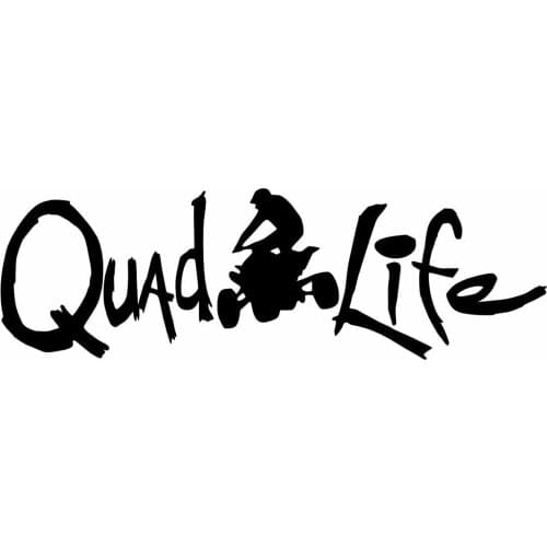 Fuzhen Boutique Decals Exterior Accessories Creative Car Sticker Quad Life Vinyl Motorcycle Waterproof Windshield Window Decal