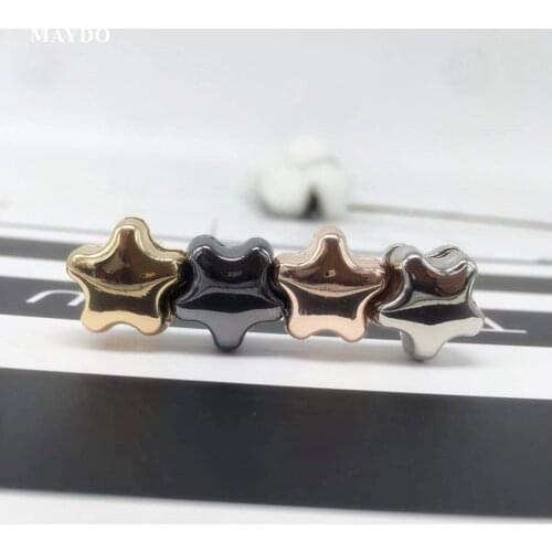 XT177 12pcs Hijab Brooch Strong Metal Plating Magnetic Hijab Clip Luxury Accessory No Hole Pins Brooches Magnet For Muslim Scarf