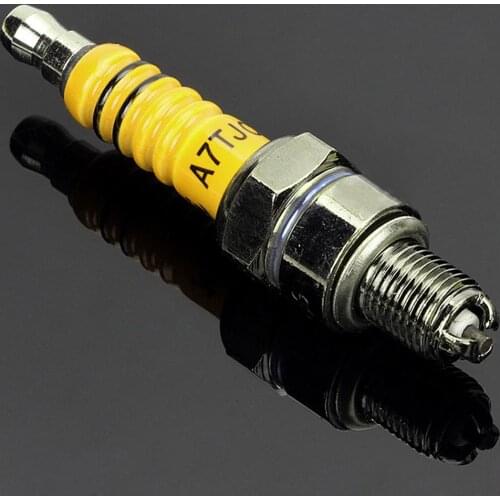1pc Motorcycle Sparking Plug Universal For 110CC Horizontal Engine & GY6125CC Stepless Variable Speed Engine Moto Accessories