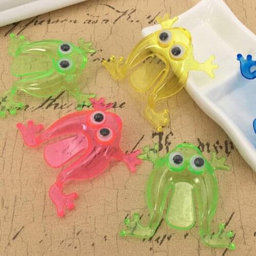10pcs Action Figure Kids Toy Jumping Frogs Assorted Hoppers Game Kids Party Birthday Party Novelty Education Toys For Children