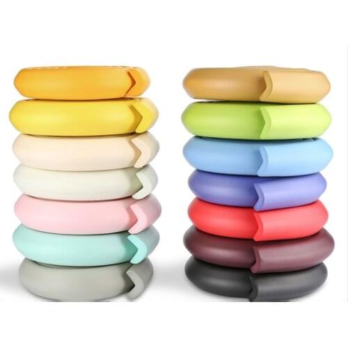 2M Soft Baby Safety Desk Table Edge Guard Strip Security Newborn Kids Protection Bumper Edge Angle Home Anti-collision Strip