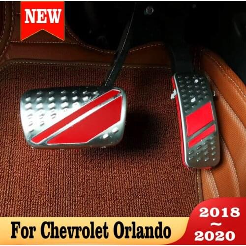 Car Pedals Foot Fuel Brake Clutch Foot Rest Cover Pad For Chevrolet Orlando 2018-2020 Car Styling Accessories