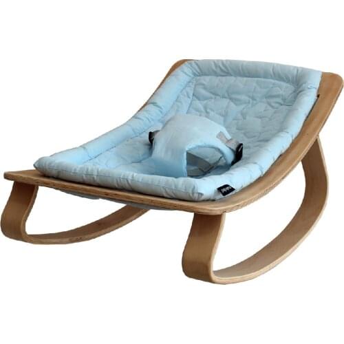 Rocking Wooden Cradle Baby Chaise Lounge Baby Cradles Rocking Chair Kids Room Set New Born Swing Direct Shipping