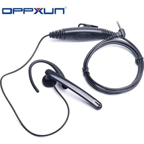 HOT PTT Headset Mic Earphone Microphone Earbars Tactical Earpiece For Yaesu Vertex VX-3R 5R 210 Two Way Radio Walkie Talkie 1pin