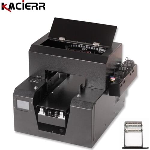 Multifunctional mini automatic UV printer with RIP9.03 software for pattern printing on acrylic CD metal phone box