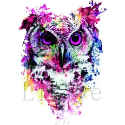 Mosaic Rhinestone Painting Home Decor Square 5D DIY Diamond Painting Cross Stitch Colorful owl Full Diamond Embroidery Icon F545