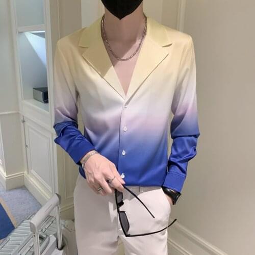 5Colors Korean Slim Fit Business Formal Wear Striped Men Dress Shirts Long Sleeve Simple Gentlemen Office Blouses Top Quality