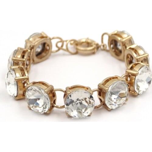 Classic Crystal Dot Bracelets for Women Fashion Jewelry
