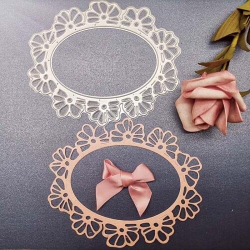 New Metal Cutting Dies Scrapbooking lace mirror DIY Album Paper Card Craft Embossing stencil Dies 100*120mm