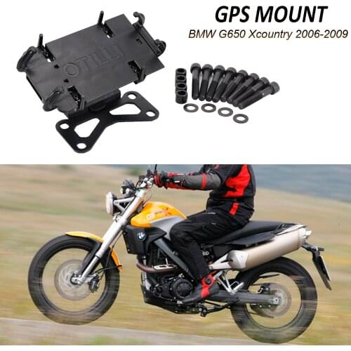 For BMW G 650 Xcountry 2006-2009 Motorcycle Front Phone Stand Holder Smartphone Phone GPS Navigaton Plate Bracket