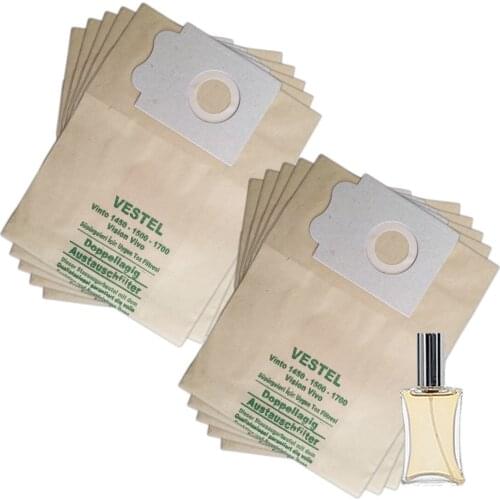 Vacuum Cleaner Dust Bag Compatible Brand Model İmetec 1400 WTE hand Broom Paper Dust Bag HT-TT0088-72