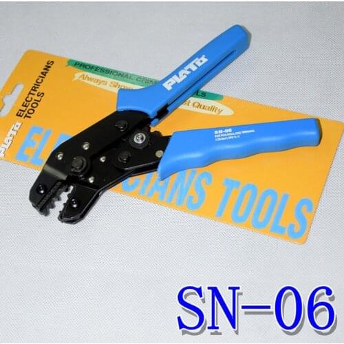 SN06 SN-06 crimping pliers / wire crimpers / Line pressing pliers for round OT / fork UT terminal 20AWG-10AWG