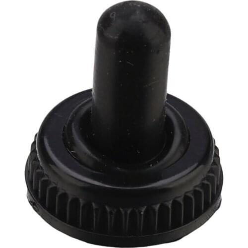 Waterproof M6 Toggle Rocker Switch Black Safety Cover for 6mm Toggle Switch 12V SPST 15A 20A ON OFF Switch Toggle