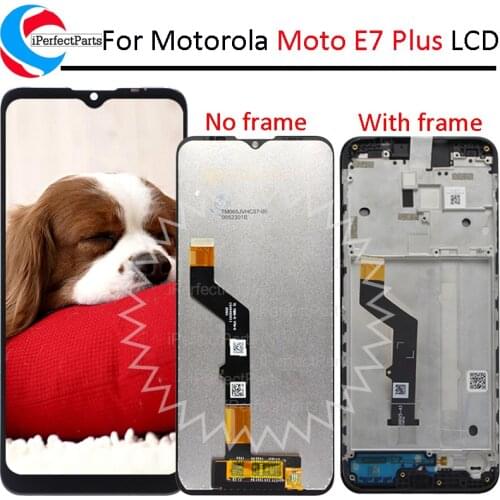 Original for Motorola Moto E7 Plus LCD Display with Frame Touch Panel Screen Digitizer For Moto E7 Plus lcd XT2081-1 isplay