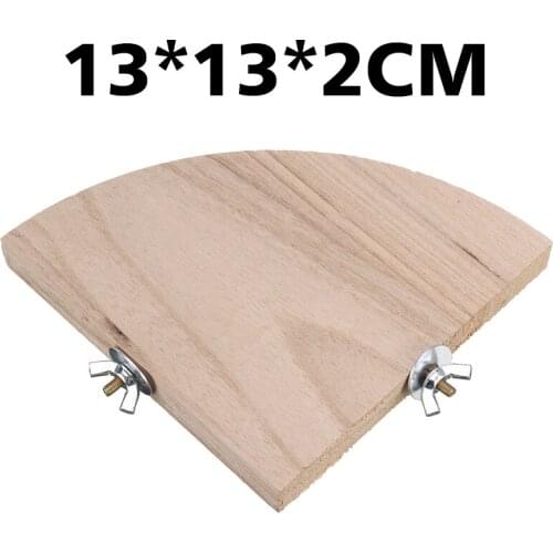 1pc 10*10*2cm Wood Stand Platform Pet Bird Toys Parrot Rack Clean Cage Accessories for Wood Toys