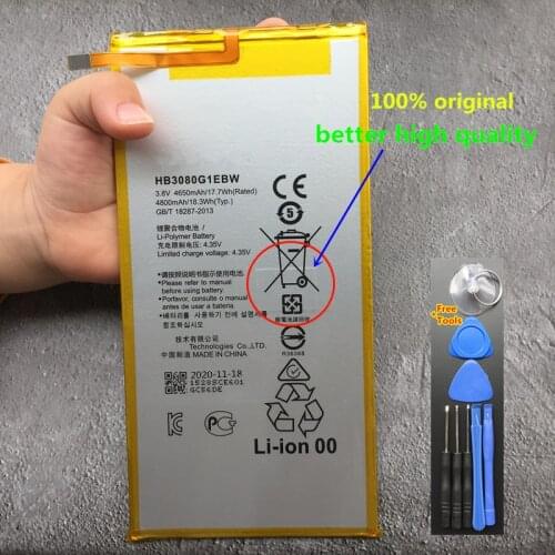 100% New Original 4800mAh HB3080G1EBW For Huawei MediaPad M3 Lite 8.0" / CPN-W09 / CPN-AL00 / CPN-L09 Battery