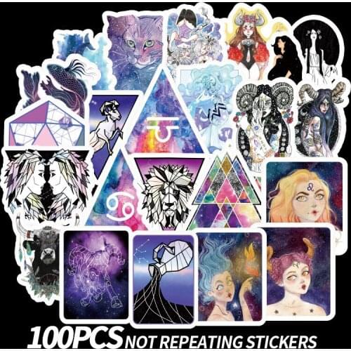 100pcs Anime Stickers Pack Cartoon Laptop Skateboard Waterproof Luggage Sticker Graffiti Motorcycle Racing Sticker For Kids Toys