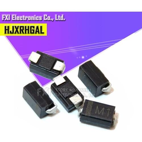 100PCS IN4001 SMA M1 DIODE 1N4001 SMD 1A 50V Rectifier Diode New original