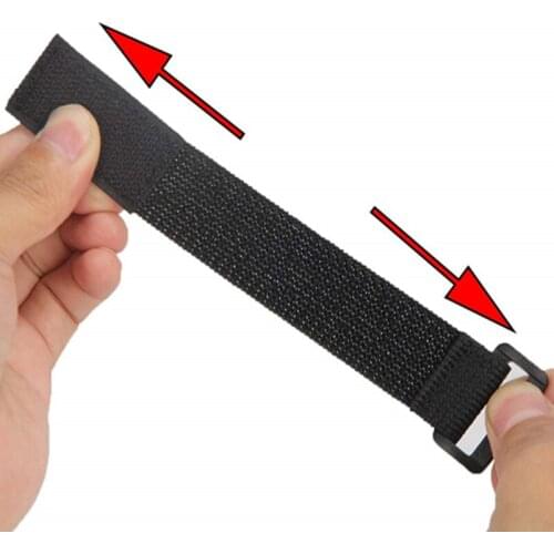 2-10pcs 3x50cm Extension Cord Wrap Organizer nylon adhesive elastic strap tapes with plastic buckle sticky Hook Loop cable ties