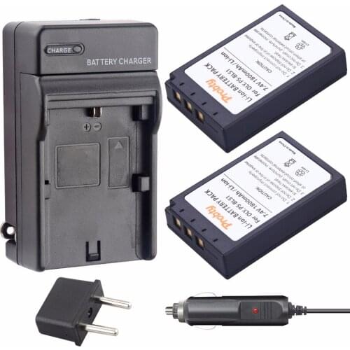 2Pcs PROBTY PS-BLS1 PS BLS1 Battery + Charger for Olympus E-410 E-420 E-450 E-600 E-620 & PEN E-P1 E-P2 E-P3 E-PL1 E-PL3 E-PM1