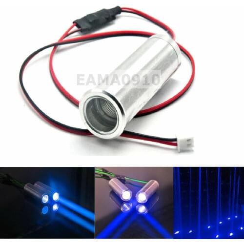450nm 100mW 3.6V-5V Pure Blue Laser Diode Module Dot Thick Beam Bar Stage Light