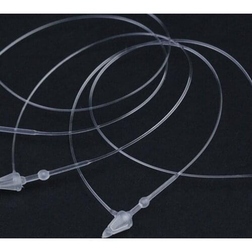 5000pcs/box Hang Tag Loop Pin Swing Ticket Snap Fastener Hangtags Lanyard Hanging Rope Trademark Tag Line for Garment