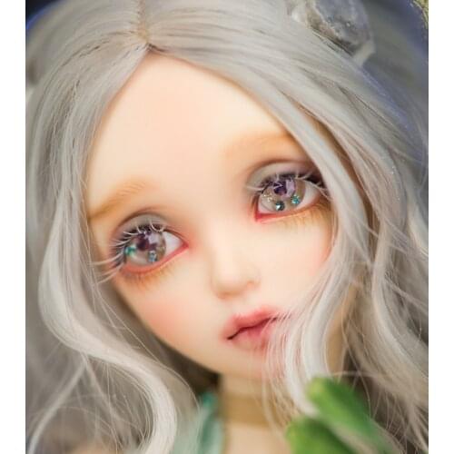 EVa 1/4 female bjd female doll give eyeball joint doll gift