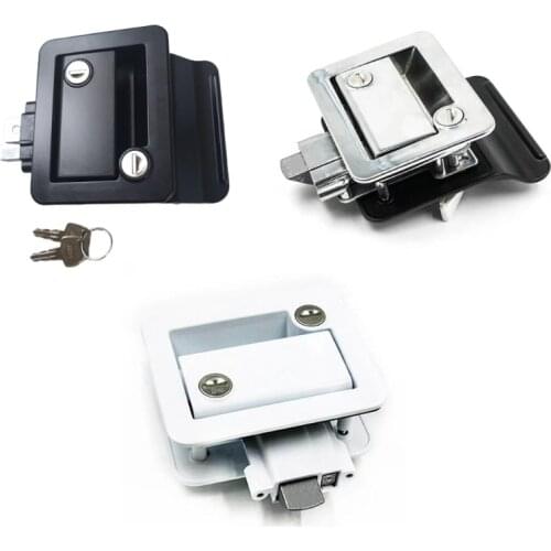 Caravan RV Travel Trailer Entry Door Lock Camper Door Latch Handle with Keys T3EF
