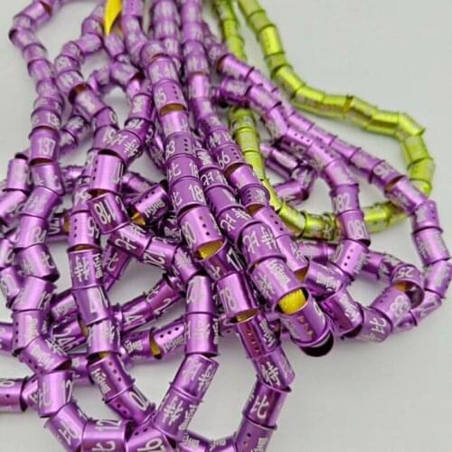 Pigeon foot ring,internal diameter 7.2mm racing pigeon ring dove supplies, Customized club competition pigeon ring