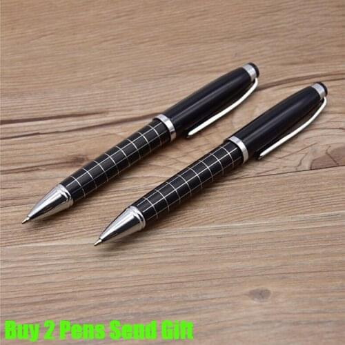 Hot Selling Classic Design Metal Ballpoint Pen Luxury Business Gift Signature Writing Pen Buy 2 Pens Send Gift
