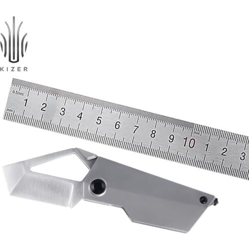 Kizer Mini Knife Cyber Blade KI2563A1 2020 New Best Folding EDC Tactical Knife with S35VN Steel Blade & Titanium Handle