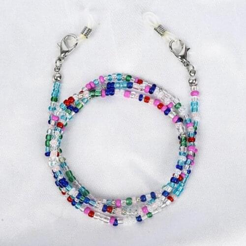 Fashion Reading Glasses Chain Retro Bohemian Beads Eyeglass Sunglasses Spectacle Cord Neck Strap String Mask Chain Eye Wear