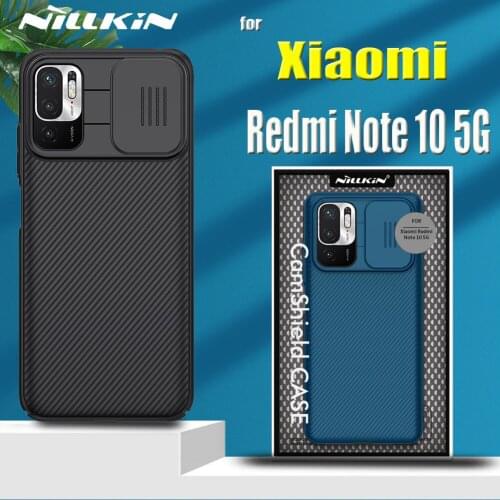 Nillkin Slide Camera Protection Lens Protect Privacy Case Redmi Note 10 5G Casing Shockproof Cover for Xiaomi Redmi Note10 5G