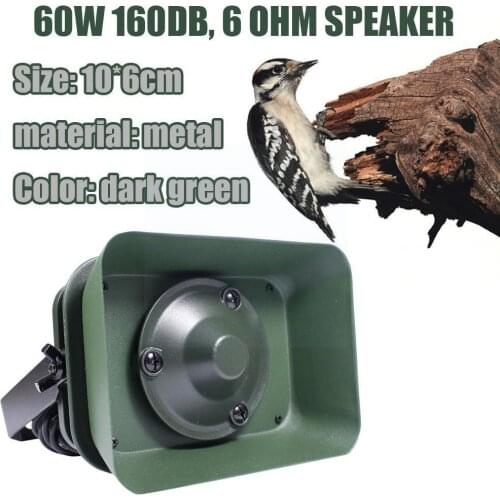 New 60w 160db Bird Caller Decoy Hunting Decoy Calls Bird Birds Mp3 Loud Caller Speaker Electronic G0y0
