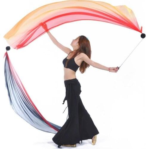 Belly dancing ball with scarf dance scarf with ball for belly dance use indian dance accessories bellydance accessories