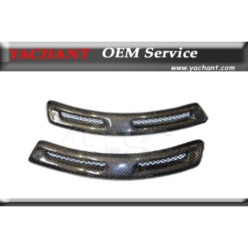 Car-Styling Carbon Fiber CF Front Fender Vents Fit For 2008-2012 Mitsubishi Evolution EVO 10 Evo X VS Style Front Fender Vents