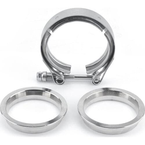 V-type American pipe hose hoop stainless steel flange hoop for automobile exhaust pipe