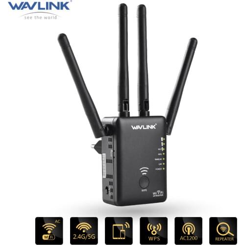 Wavlink AC1200 WIFI Repeater/Router/Access point Wireless Wi-Fi Range Extender Wifi Signal Amplifier with External Antennas Hot