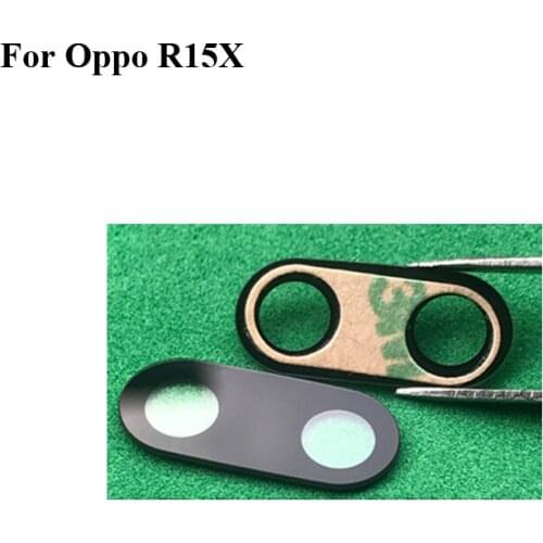 For OPPO R15x Replacement Back Rear Camera Lens Glass For OPPO R15x R 15X Phone Parts Test Good OppoR15X
