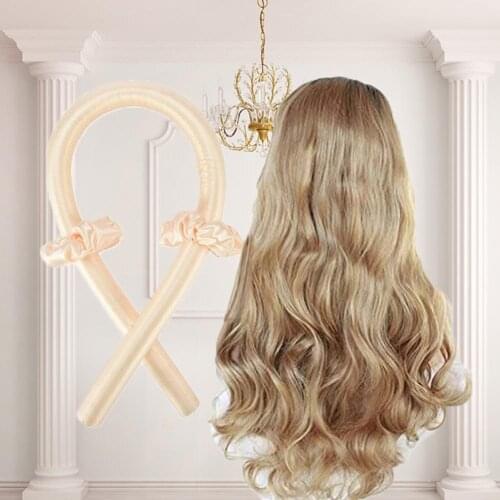 1Set Heatless Curling Rod Headband Lazy Curler Hair Curls Curling Rod Soft Heatless Creative Stylish Headband Curler for Home