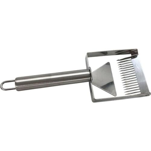 1pcs stainless steel Beekeeping Equipment Honeycomb bee Scraper Tool Uncapping Fork Beekeeping tools Honey Knife