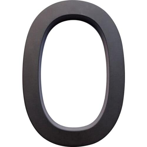 12cm Heavy Modern House Number Door Home Address Numbers for House Number Digital Door Outdoor Sign Plates 5 Inch. #0-9 Black