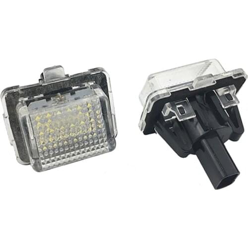 2PCS Car Luces led License Plate Light Number plate lamp Automobile Tail Lighting For Mercedes Benz W204 W212 C207 C216 W221