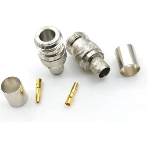 20PCS N female RF coax connector crimp for RG8 RG213 cable