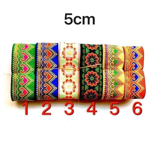 5cm ethnic style jacquard webbing,QC0422N