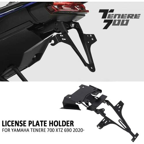Motorcycle Accessories License Plate Holder For Yamaha Tenere 700 Tenere700 2020 2021